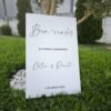 placa boas vindas placa boas vindas