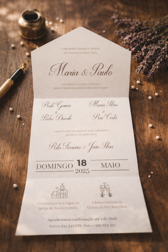 convite casamento