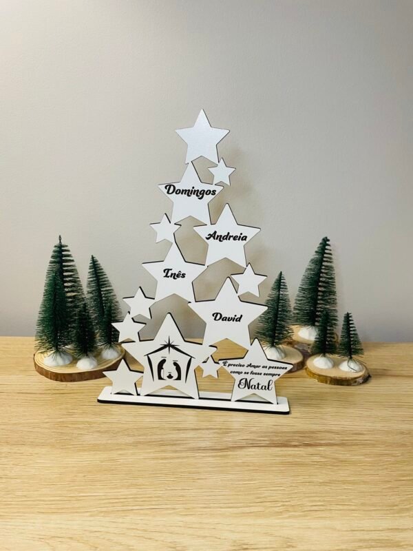 Árvore de Natal de Estrelas Árvore de Natal de Estrelas
