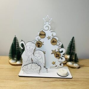 arvore natal presépio